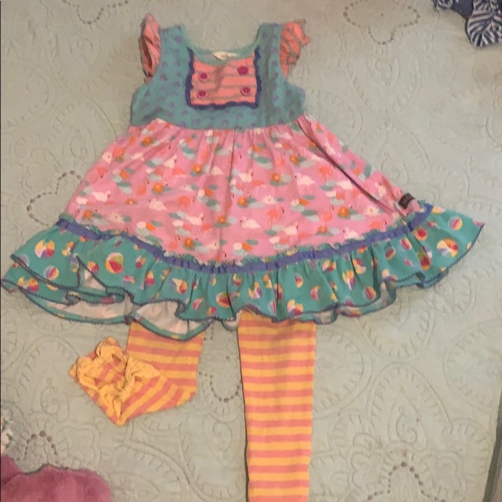 Matilda Jane swing top/tunic and bottoms